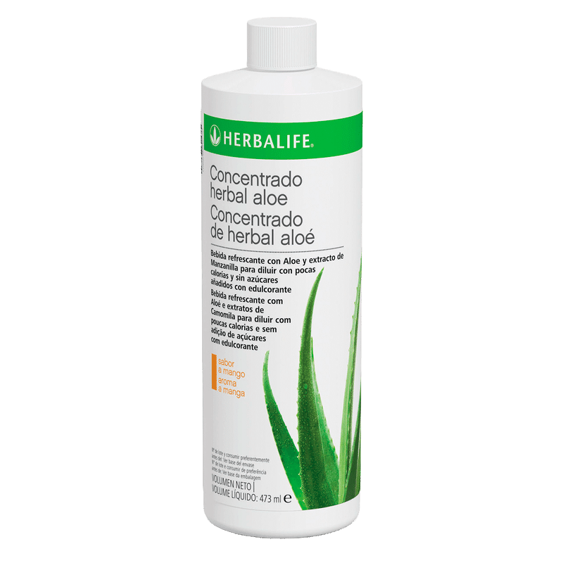 Concentrado herbal de aloe sabor mango