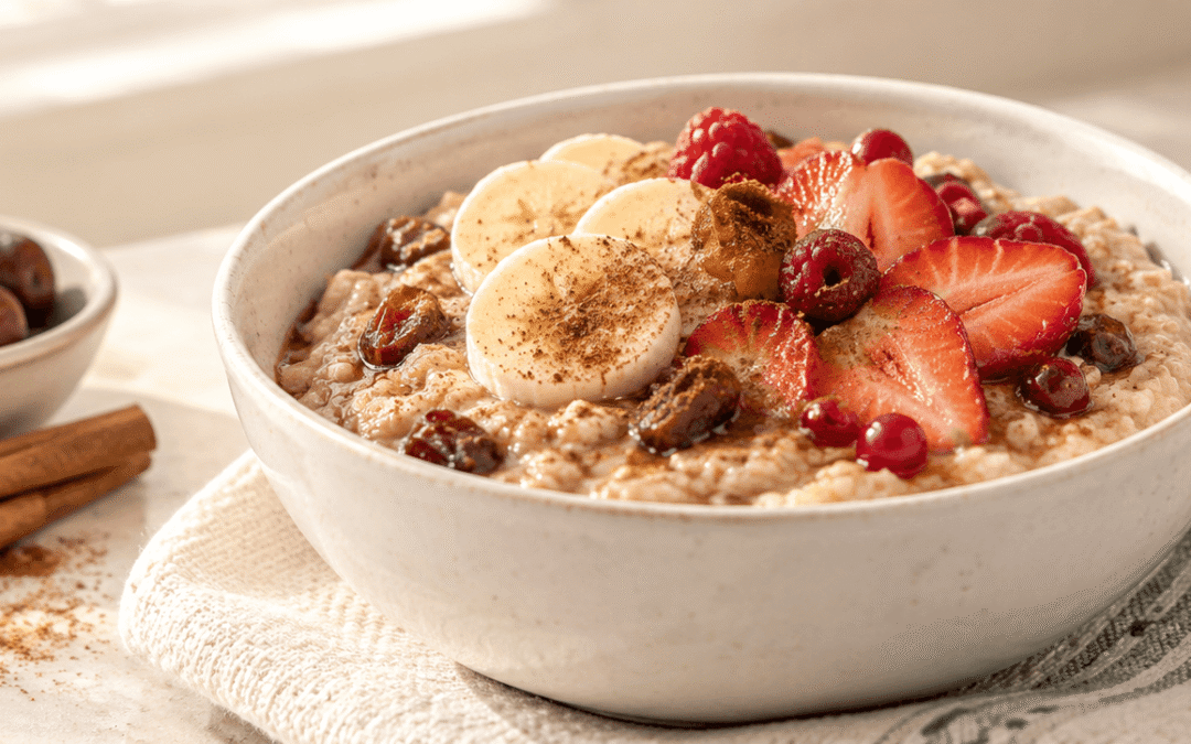 Porridge de dátiles y canela