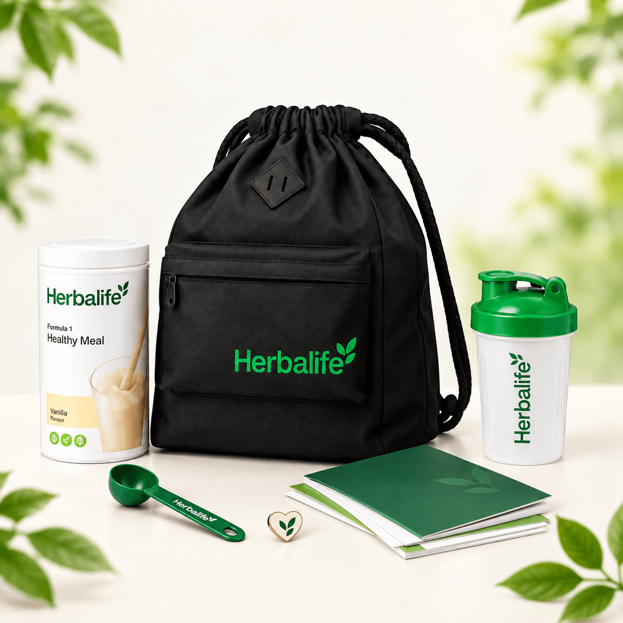 Pack de distribuidor en España: bolsa, Fórmula 1, coctelera, cuchara y material de bienvenida