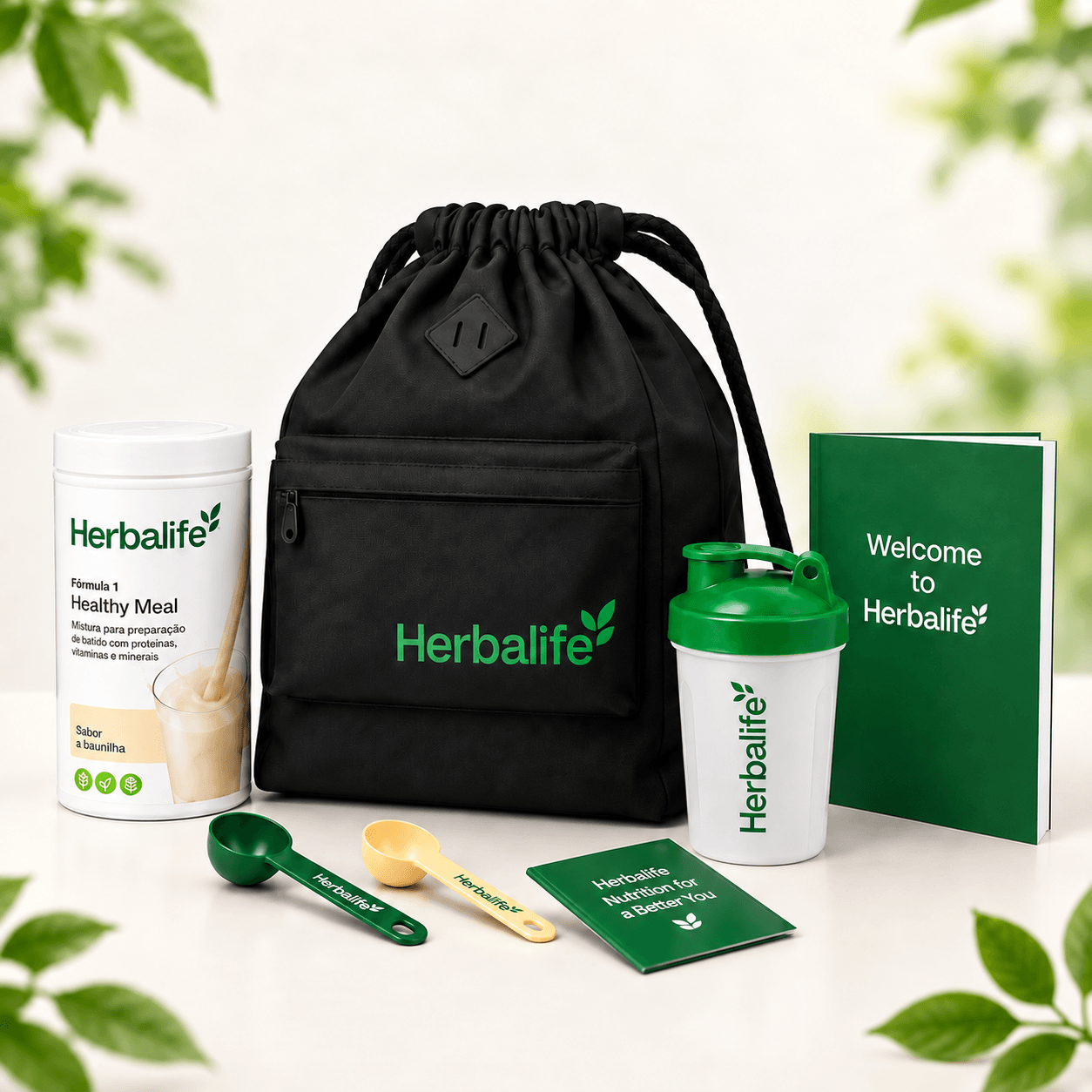 Pack de distribuidor en Portugal: mochila, Fórmula 1, coctelera, dos cucharas y material de bienvenida
